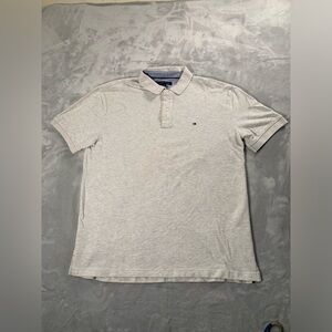 Tommy Hilfiger Men's Light Gray Polo Shirt
